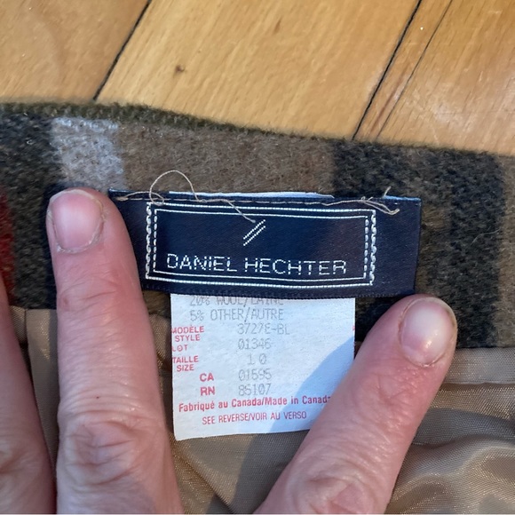 Vintage southwest patterned wool blend pencil skirt - Picture 9 of 9